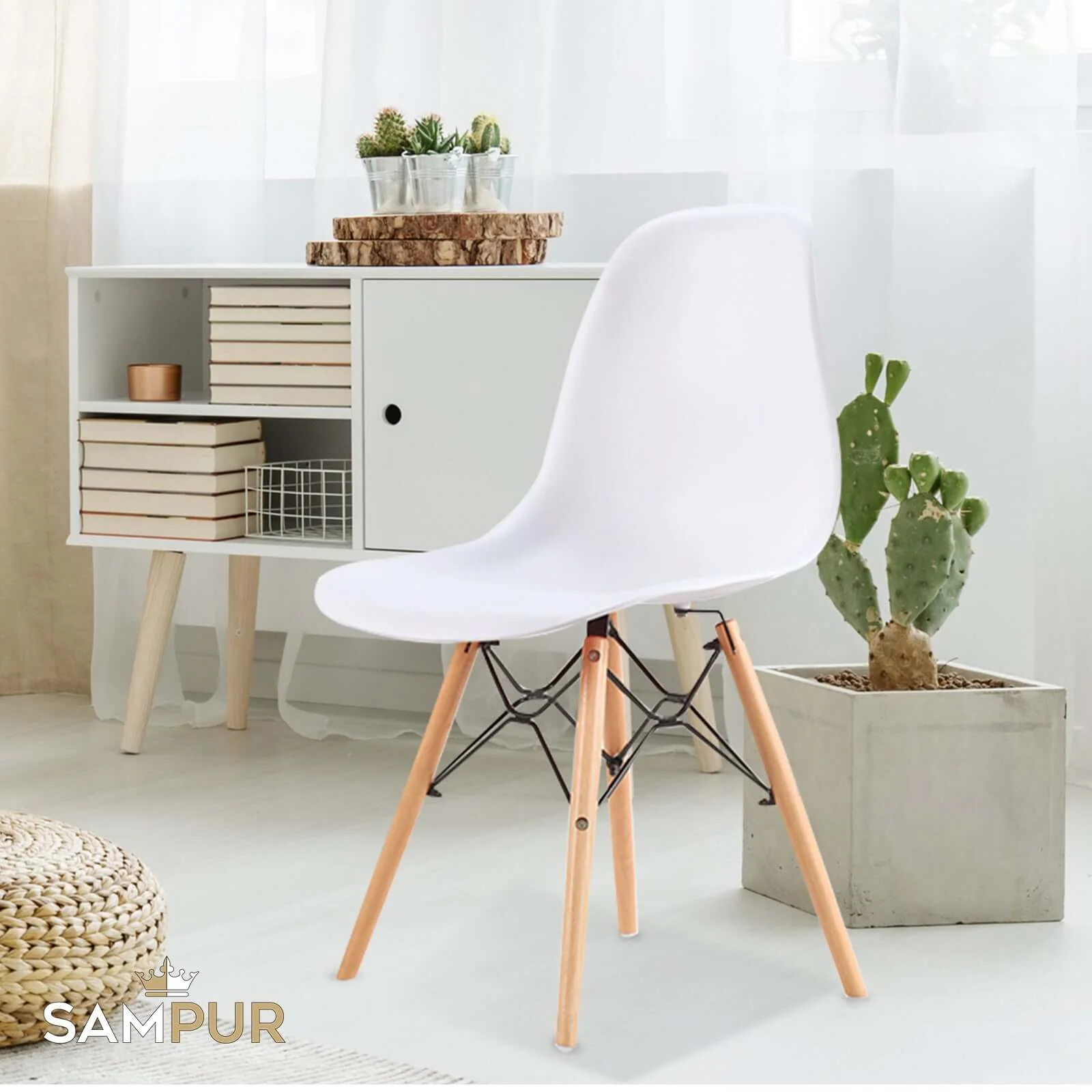 Chaise Christie : Style Scandinave en bois - Image 2