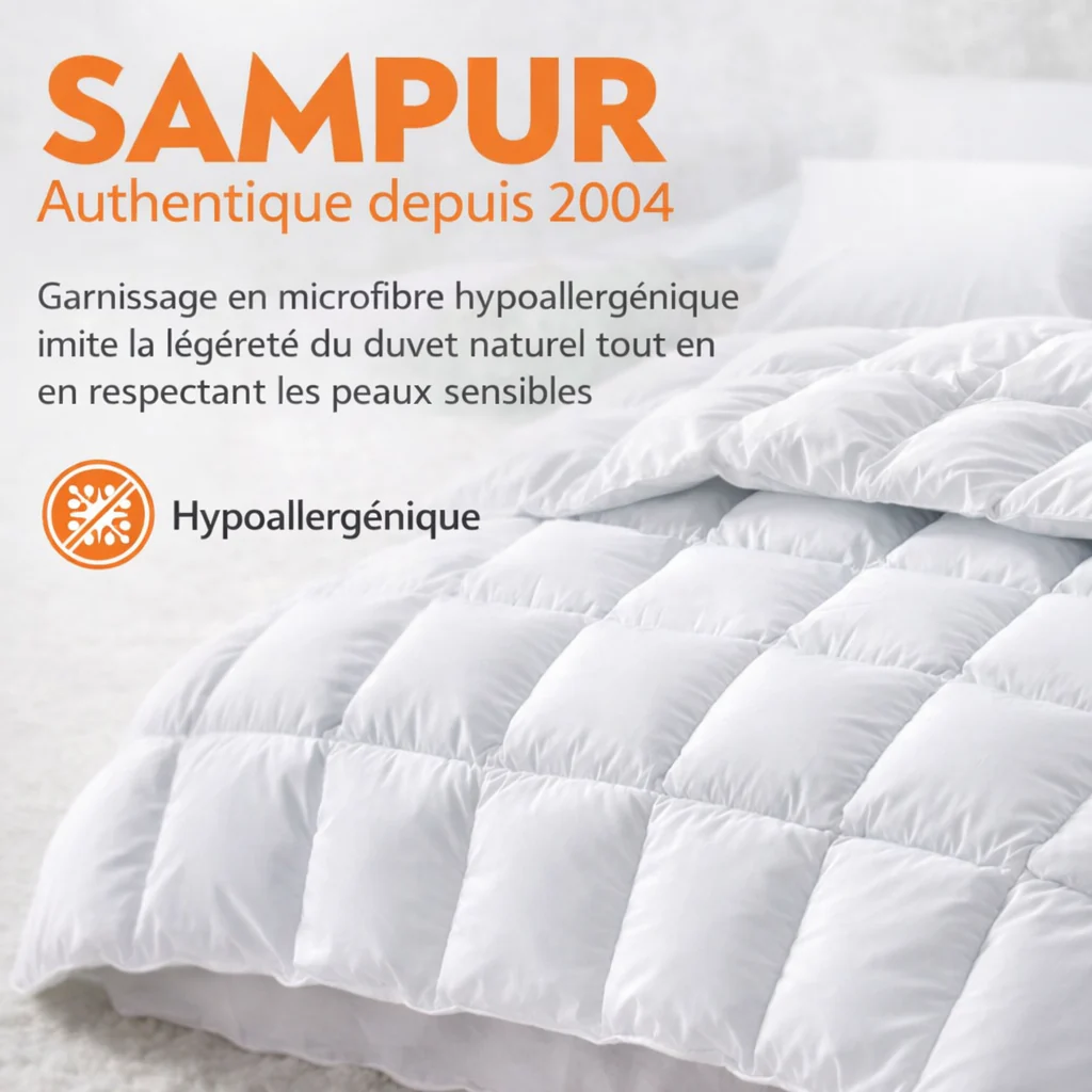 Couette haut de gamme grand froid, réversible - Collection Coton Club - Image 18