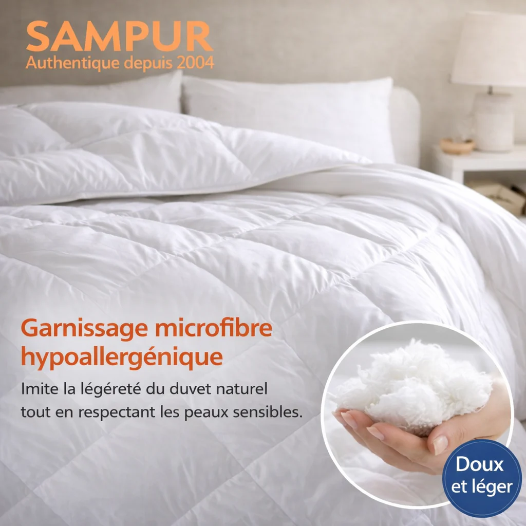 Couette haut de gamme grand froid, réversible - Collection Coton Club - Image 19