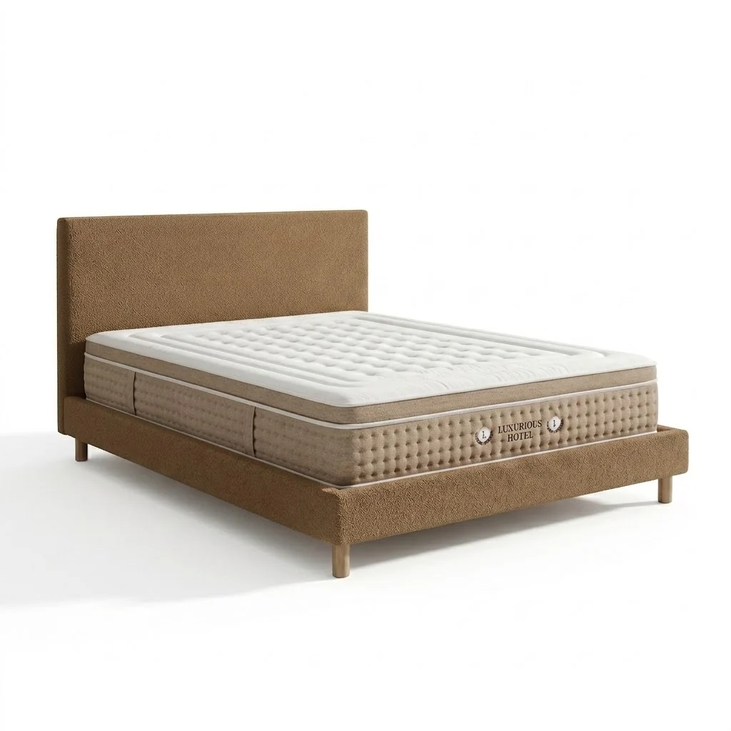 Ensemble avec lit fixe et matelas d'hôtel - Collection Bouclette - Image 18