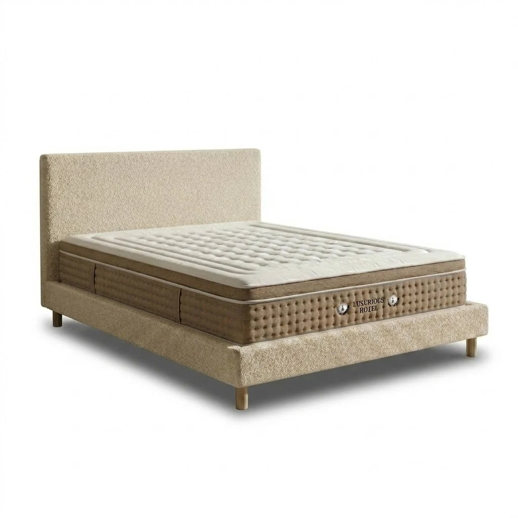 Ensemble avec lit fixe et matelas d'hôtel - Collection Bouclette - Image 19