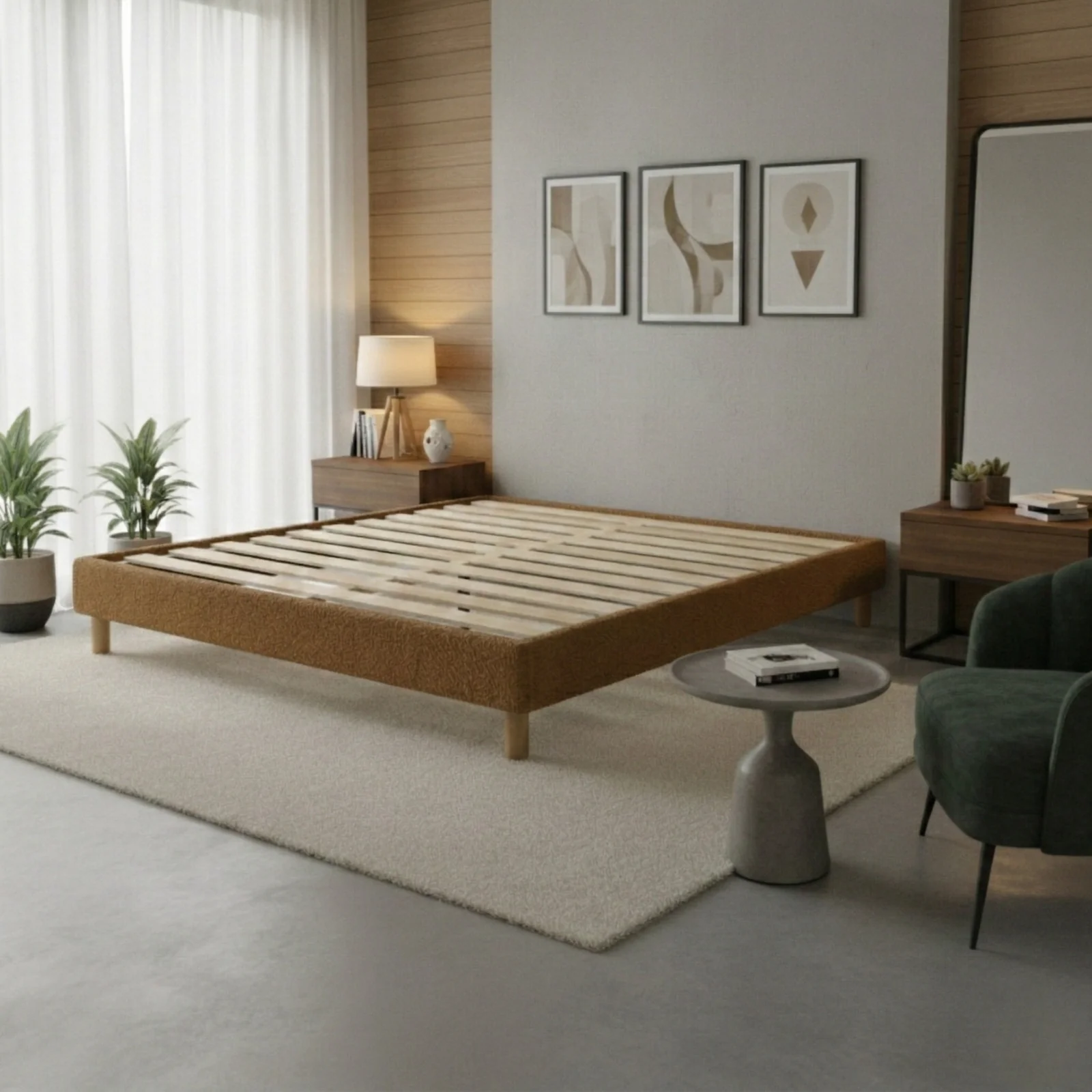 Ensemble literie complet avec lit et matelas d'hôtel - Collection Bouclette - Image 11