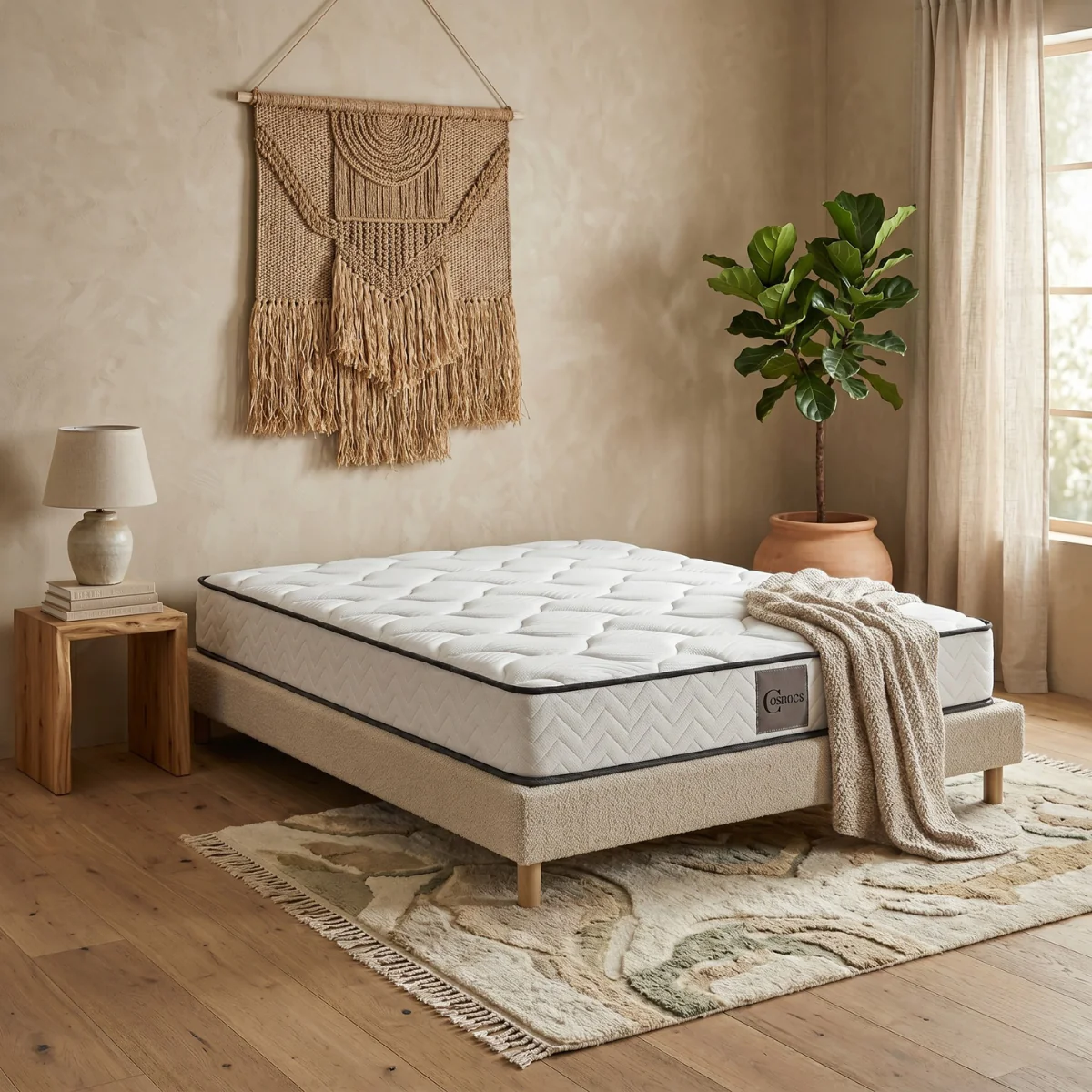 Ensemble lit et matelas confort - Collection Bouclette - Image 3
