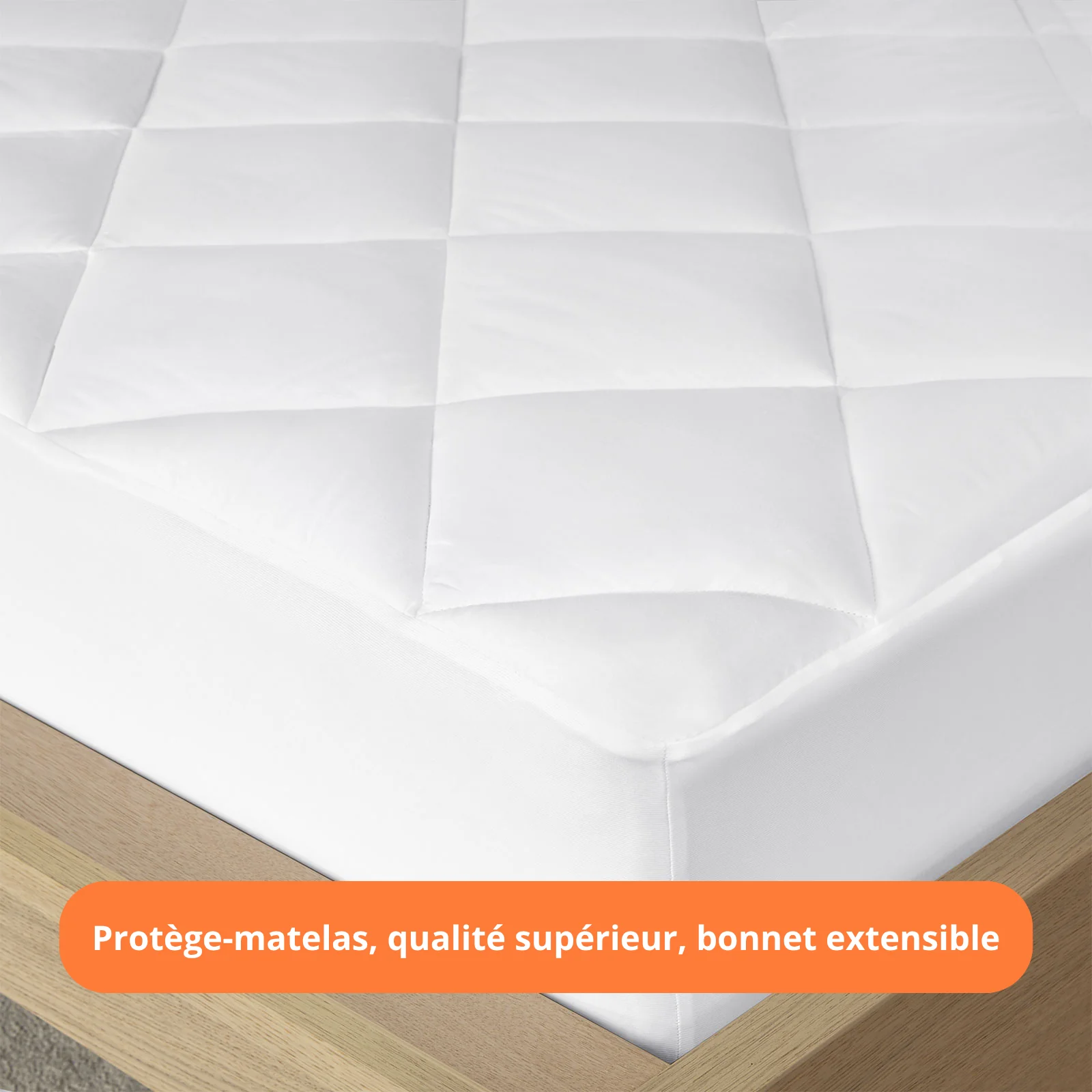 Ensemble literie complet avec matelas et sommier métallique - Collection Basique - Image 6