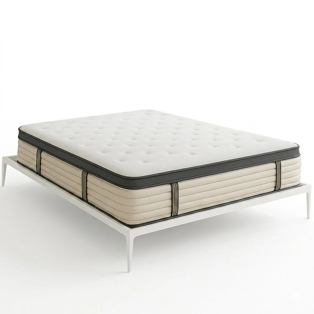 Ensemble sommier industriel et matelas grand confort hybride - Collection Factory - Image 10