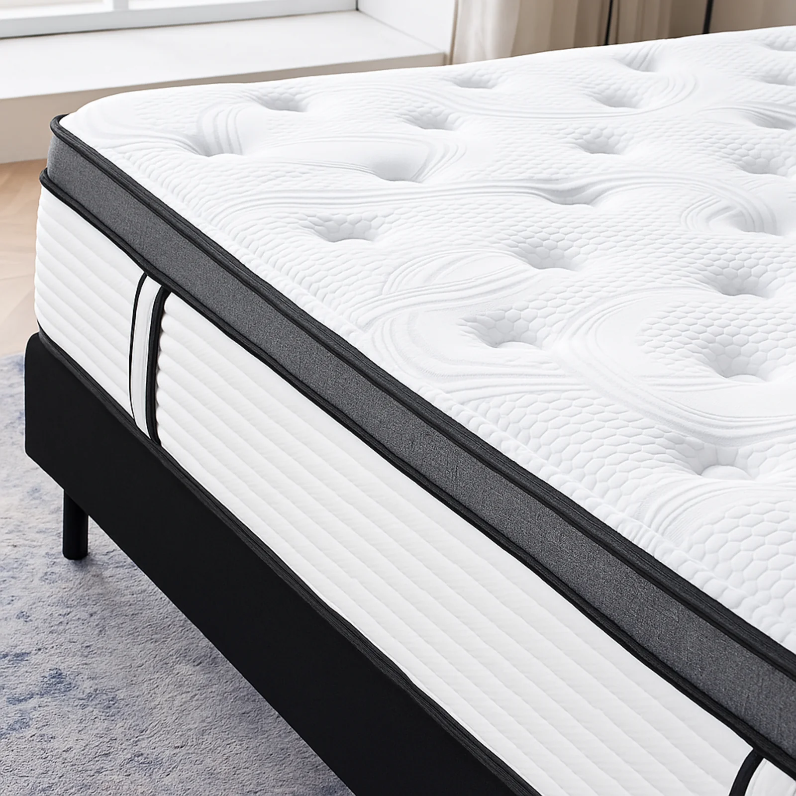 Matelas latex, ressorts, mémoire de forme, confort articulaire - Collection Grand View - Image 3