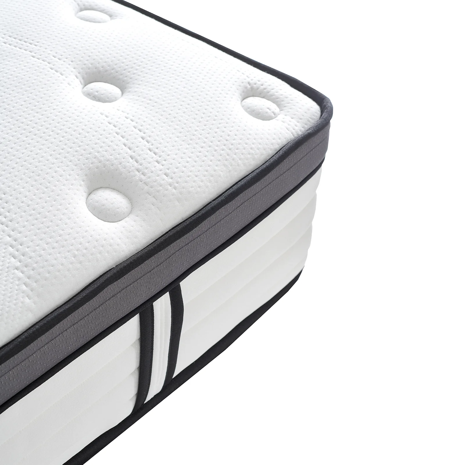 Ensemble sommier industriel et matelas grand confort hybride - Collection Factory - Image 8