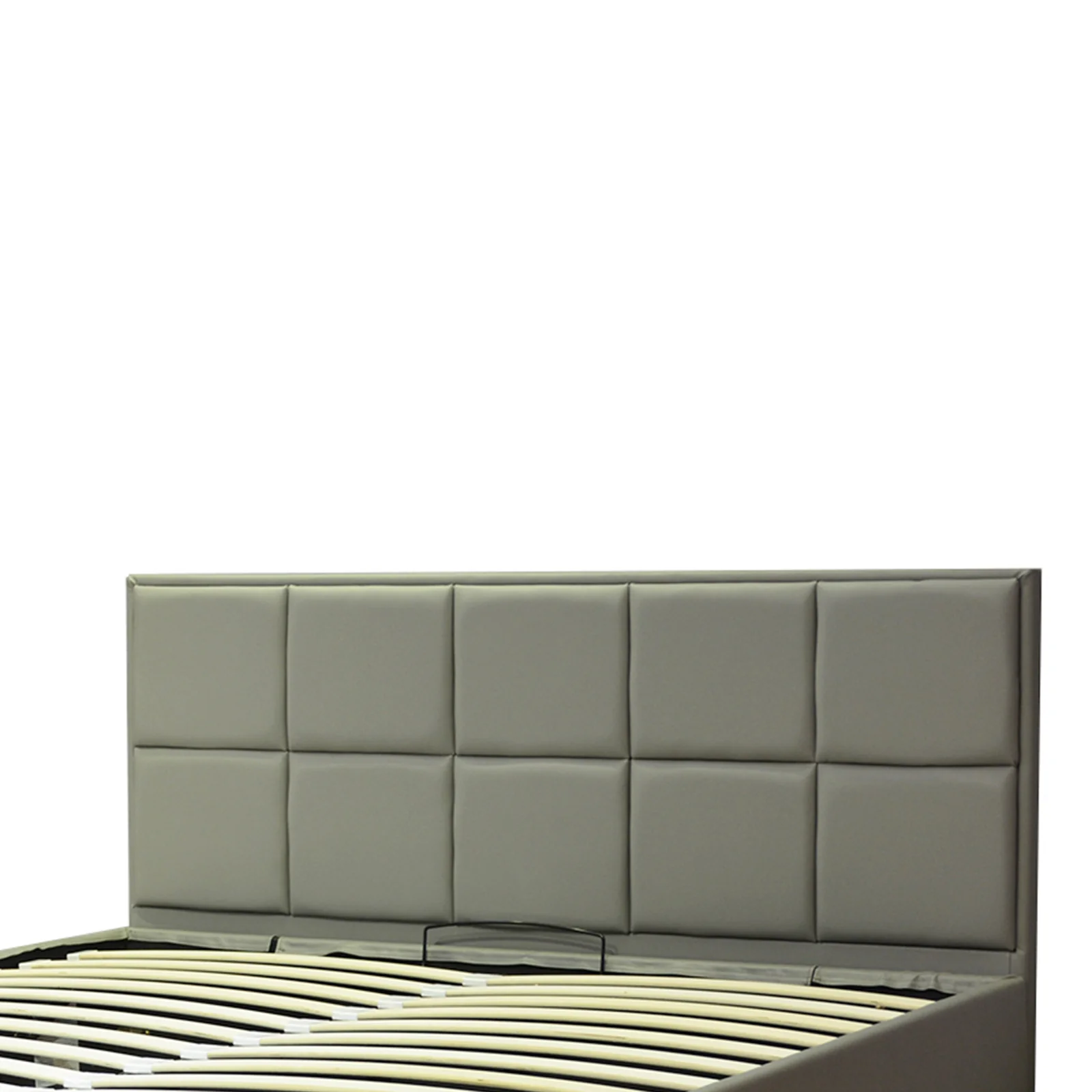 Lit grand coffre avec tête de lit capitonnée en simili cuir - Collection VariLuxe - Image 64