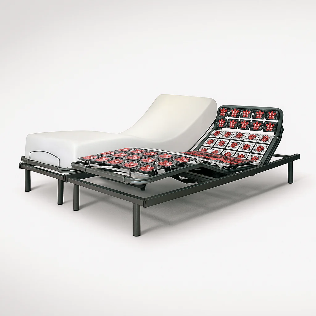 Sommier électrique, orthopédique à plots, matelas relaxation inclus - Collection Technoflex - Image 13
