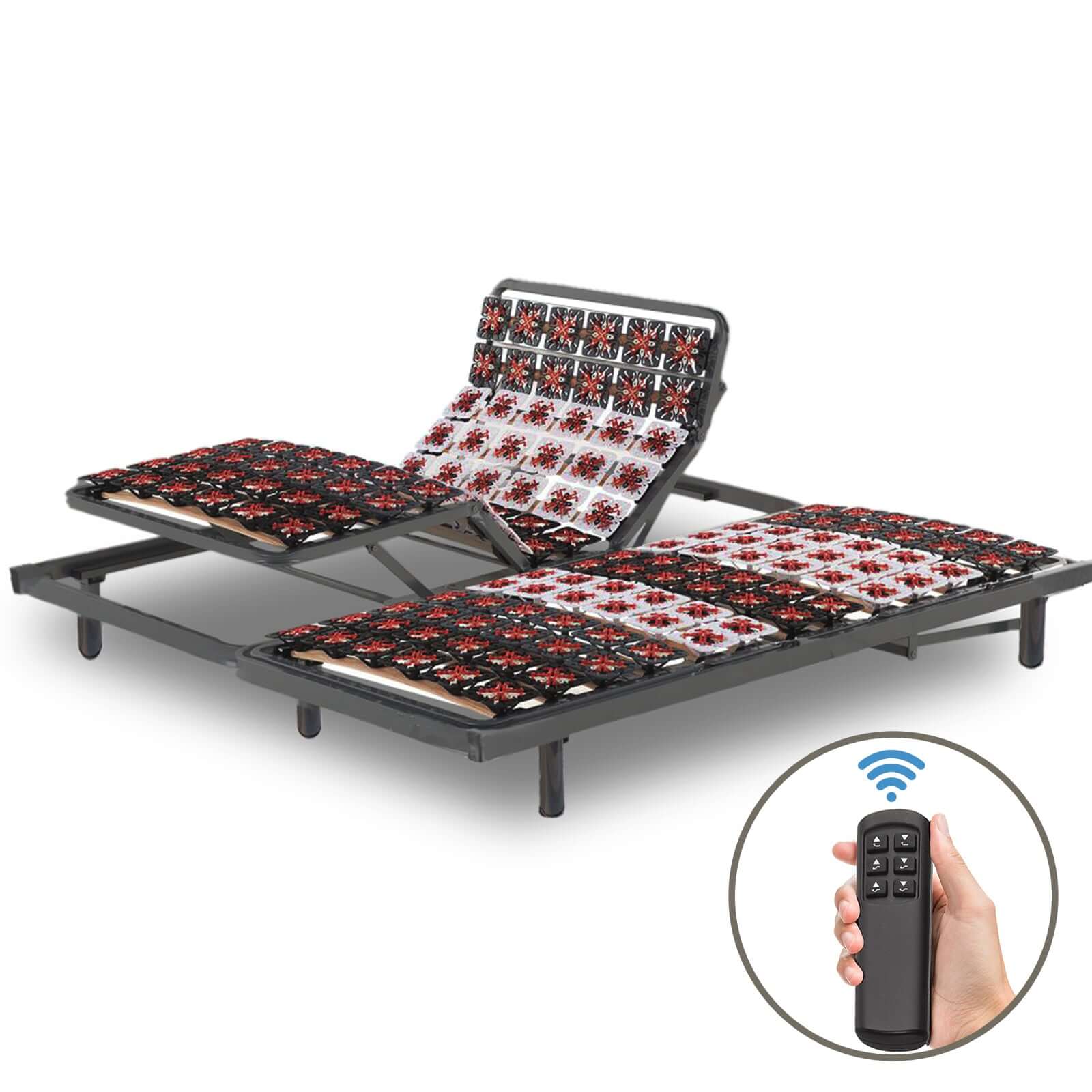 Sommier électrique, orthopédique à plots, matelas relaxation inclus - Collection Technoflex - Image 3