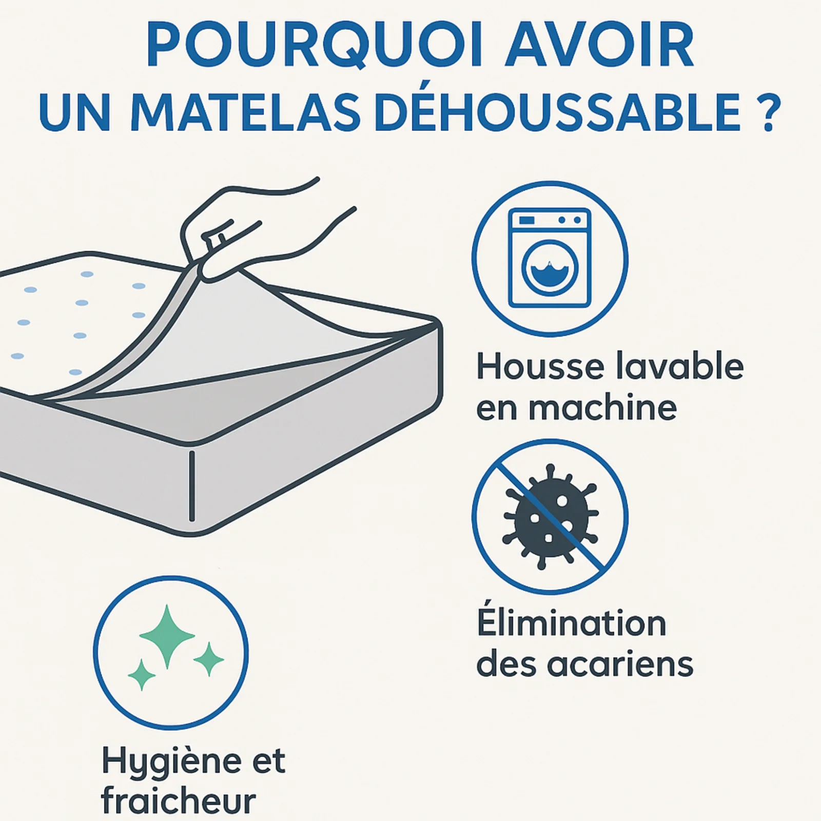 Matelas à mémoire de forme zones ergonomiques - Collection Universel - Image 9