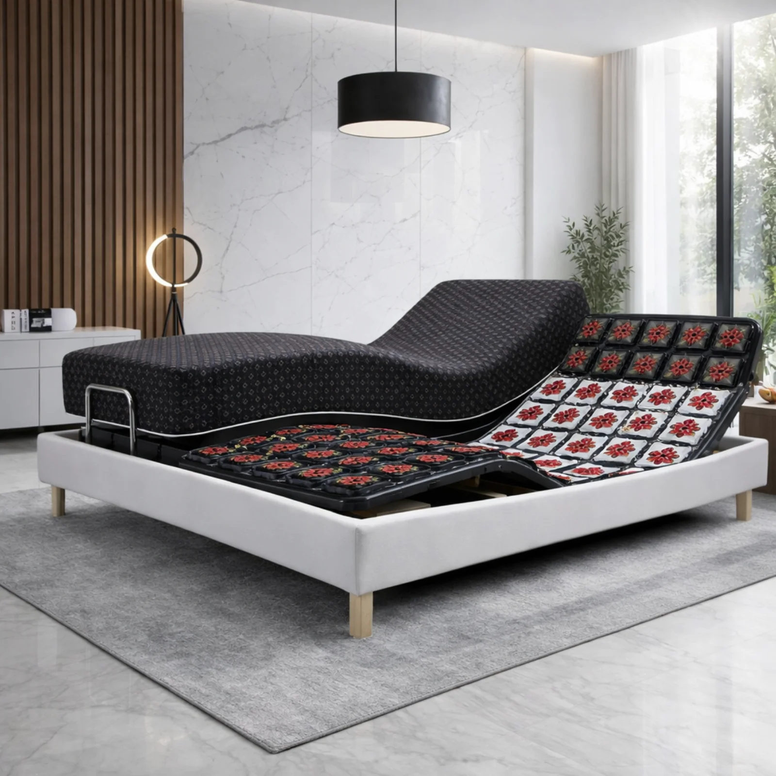 Matelas mémoire de forme 23 cm, pour lit de relaxation électrique effet antidouleur - Collection Ergonomique