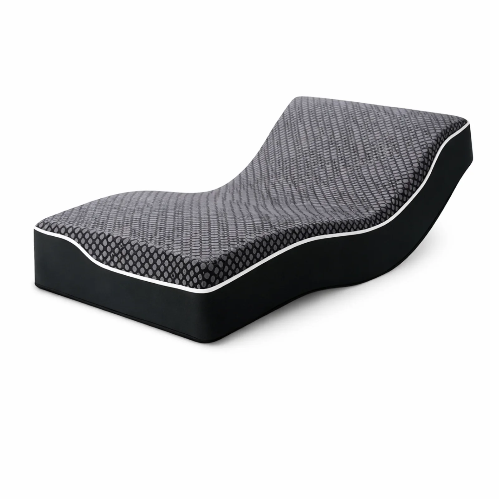 Pack lit électrique orthopédique, tissu gris clair, matelas inclus - Collection Technoflex - Image 12