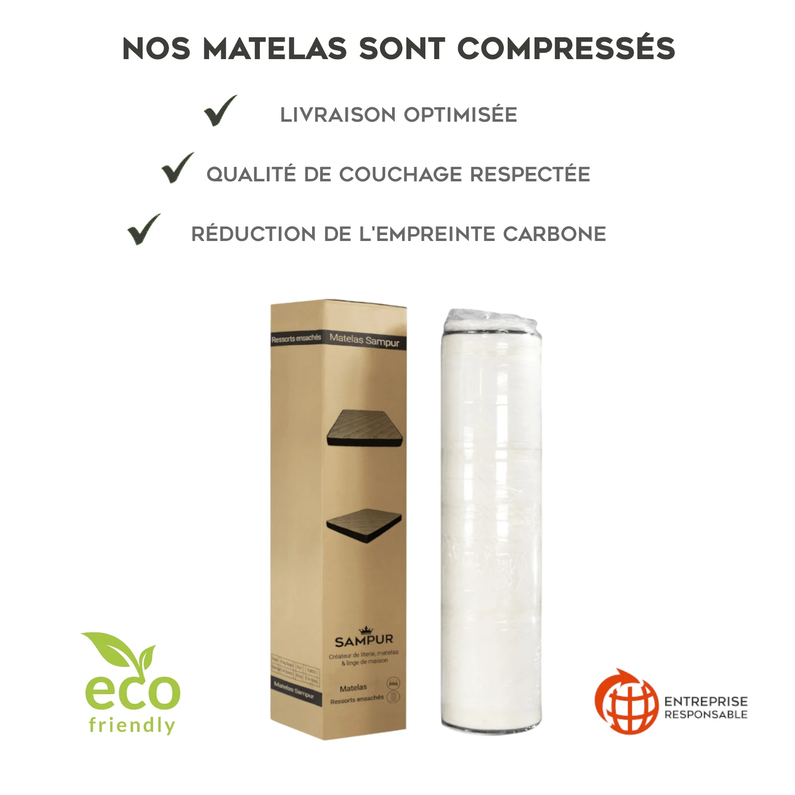 Matelas Passion : mémoire de forme et déhoussable - Collection Sensation - Image 8