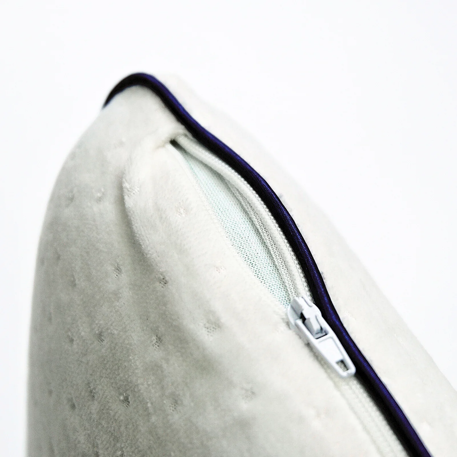Oreiller mémoire de forme Fantasia bleu : Ergonomique et micro perforée - Image 8
