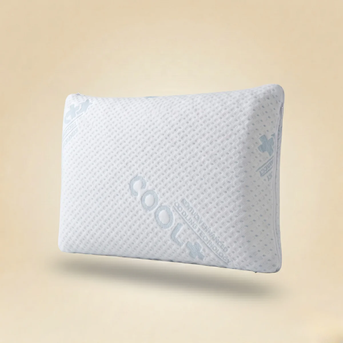 Oreiller rafraichissant à mémoire de forme, micro-perforé - Collection Frais