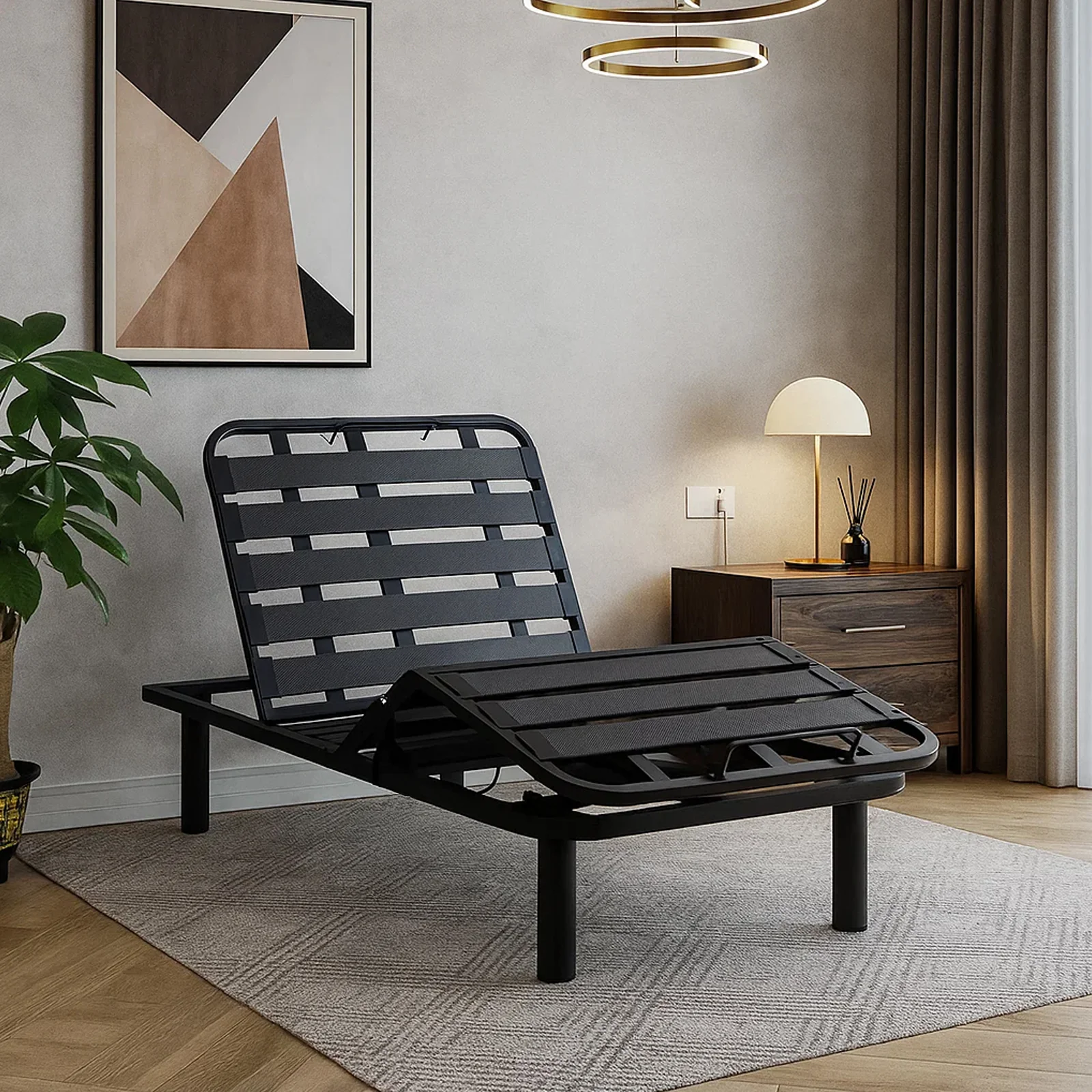 Sommier électrique orthopédique à lattes, matelas relaxation inclus - Collection Orthoflex - Image 12