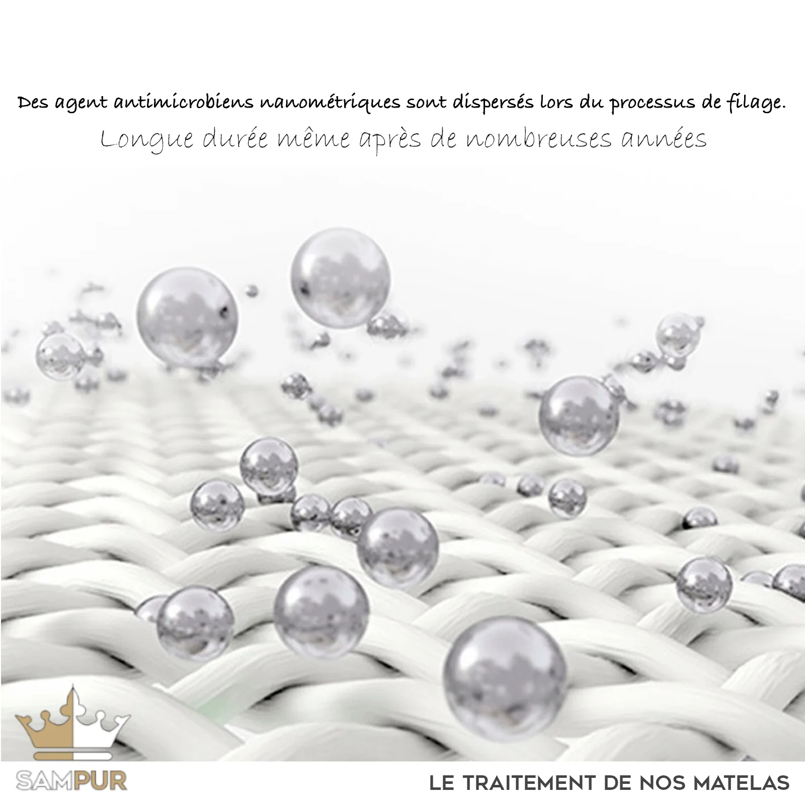 Surmatelas bambou mémoire de forme - Collection Bamboo ZEN - Image 6