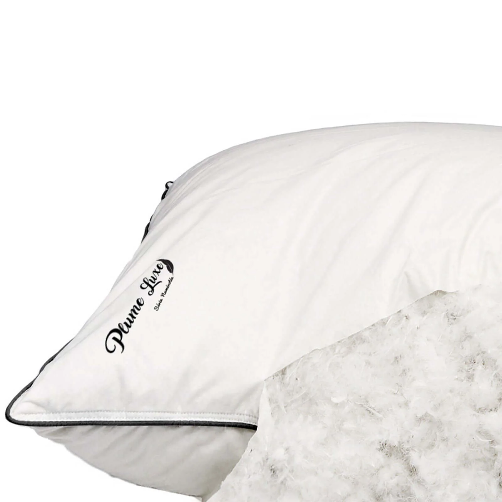 Traversin ergonomique, plumes de canard, duvet, tissu coton - Collection Luxe - Image 11